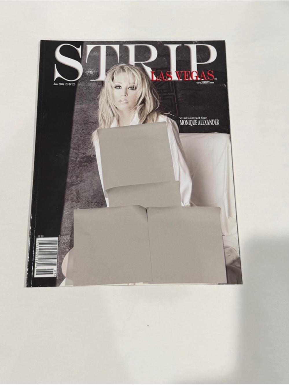 Strip Las Vegas Magazine - Black & White Cover
